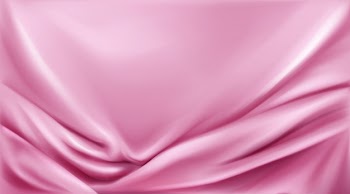 Pink silk folded fabric background luxurious cloth Free Vector