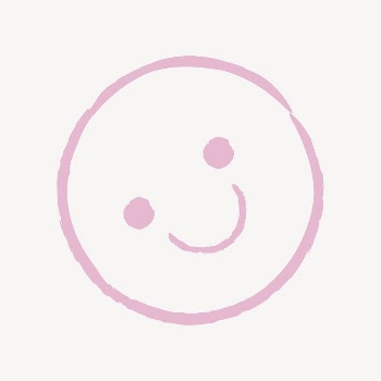 Pink smile emoji, collage element | Free Vector - rawpixel