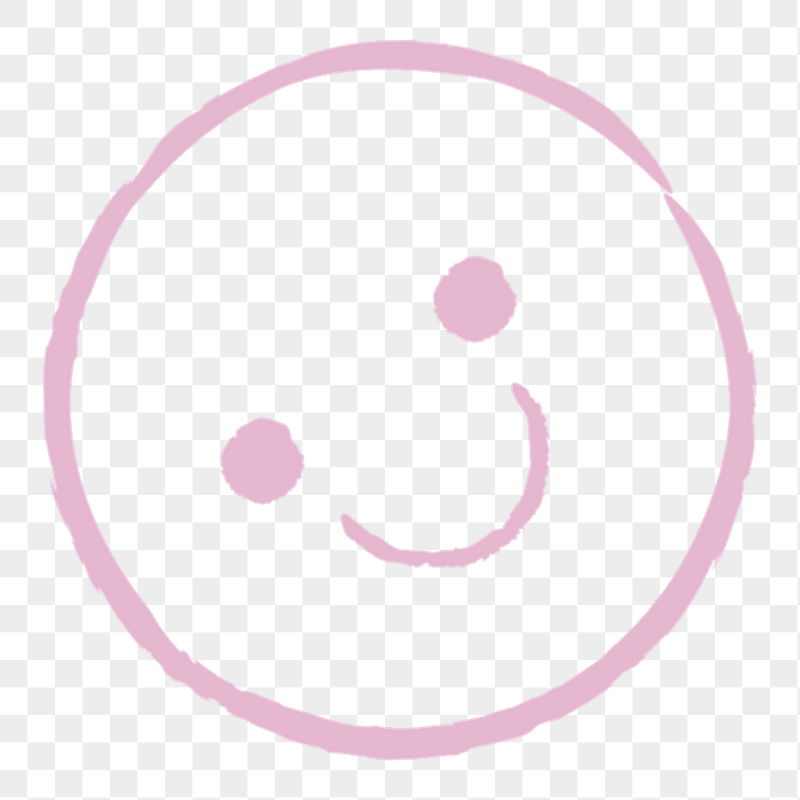 Pink smile emoji png sticker, | Free PNG - rawpixel