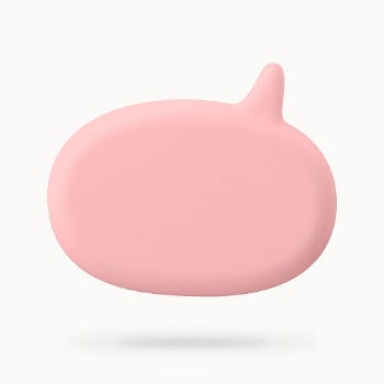Pink speech bubble clipart, 3D | Free Photo - rawpixel