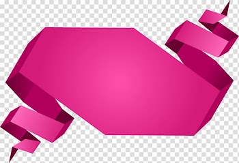 Pink spiral , Paper Origami Crane Banner, Holiday origami ribbon transparent background PNG clipart