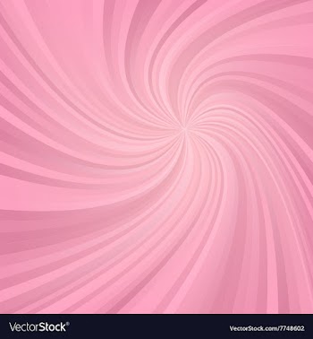 Pink spiral pattern background vector image