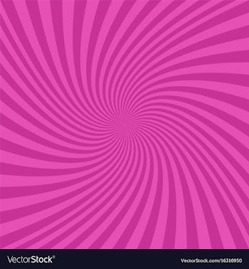 Pink spiral ray background - graphic design vector image