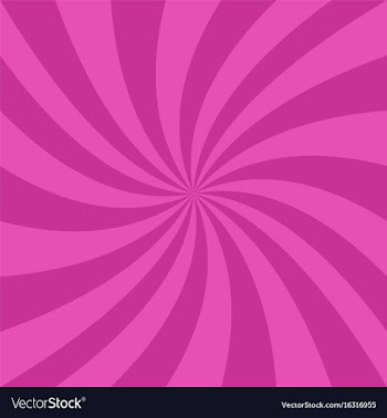 Pink spiral ray background - graphic design vector image