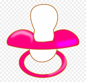 Pink Spoons Cliparts 8, Buy Clip Art - Cartoon Pink Baby Dummy