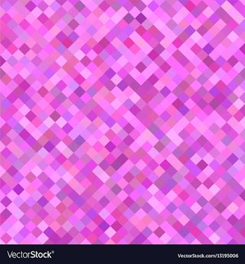 Pink square pattern background design vector image