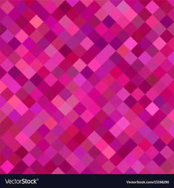Pink square pattern background design vector image