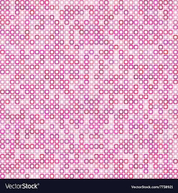 Pink square pixel mosaic background vector image