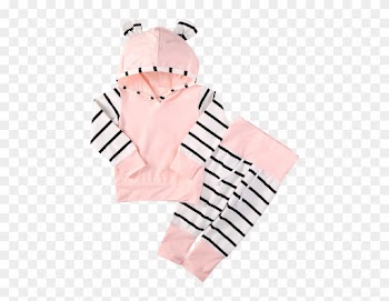 Pink Stripe Clothing Set - Baby Outfits For Girls