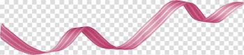 Pink striped ribbon transparent background PNG clipart