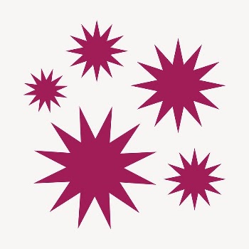 Pink sunburst icon clipart, flat | Free Vector - rawpixel