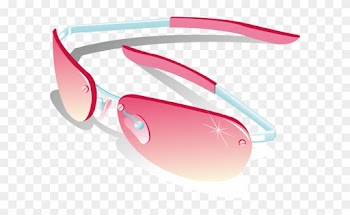 Pink Sunglasses Clipart Download - Rose Farbige Glas-gruß-karte Karte