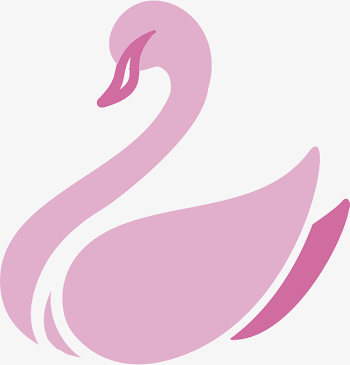 Pink Swan, Vector Png, Swan PNG and Vector for Free Download