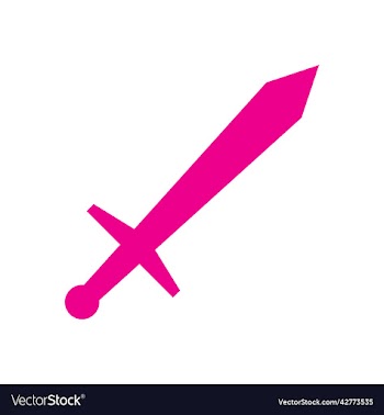 pink sword icon