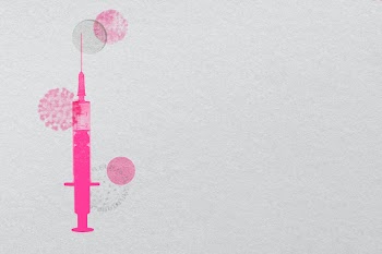 Pink syringe to cure and treatment for Coronavirus