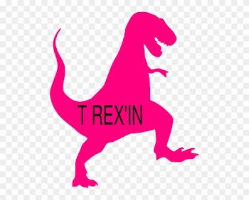 Pink T Rex Clip Art - Trex Clipart