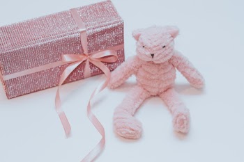 Pink teddy bear 2