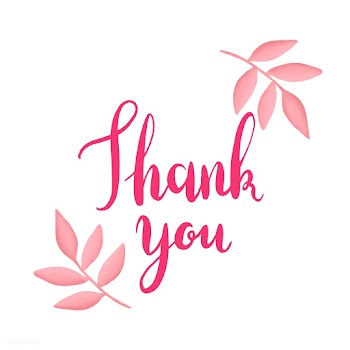 Pink thank you typography vector | Free stock vector - 511882