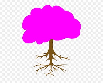 Pink Tree Svg Clip Arts 480 X 600 Px - Tree Clip Art