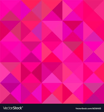 Pink triangle mosaic pattern background - graphic vector image