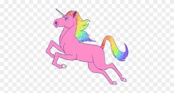 Pink Unicorn Clipart - Розовый Единорог Пнг