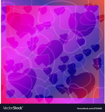 Pink Valentines day background vector image