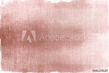Pink watercolor on canvas