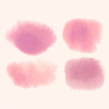 Pink watercolor style banner vector set | Free stock vector - 530642
