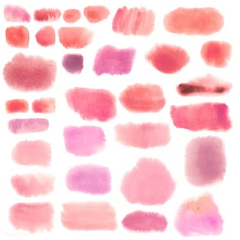 Pink watercolor style banner vector set | Free stock vector - 530734