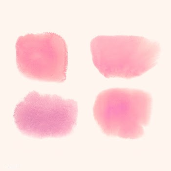 Pink watercolor style banner vector set | Free stock vector - 530742