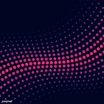 Pink wave halftone background vector | Free stock vector - 523568