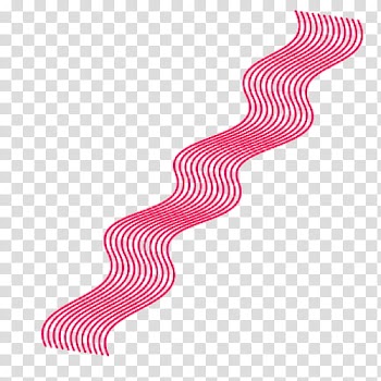 Pink wave lines illustration transparent background PNG clipart