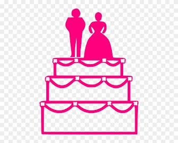 Pink Wedding Cake Clip Art At Clker - Wedding Cake Clip Art