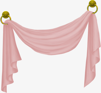 Pink Wedding Decoration Curtain, Wedding Clipart, Gauze, Pink PNG ...