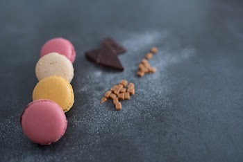Pink, White &amp; Orange Macarons