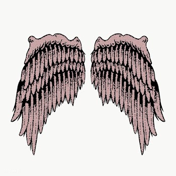 Pink wings sticker overlay design element  | Free  transparent png - 2357091