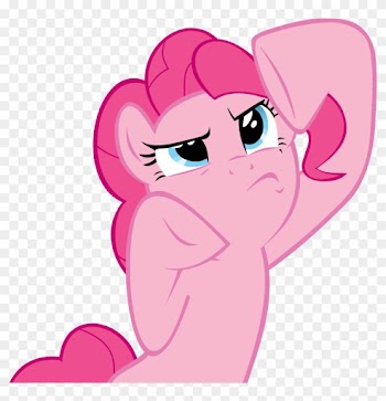 Pinkie Pie Adjusting Clouds By Crisx3 Pinkie Pie Adjusting - Cartoon