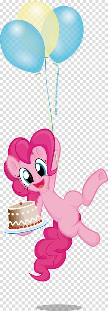 Pinkie Pie Pony Derpy Hooves Applejack Rainbow Dash, Birthday transparent background PNG clipart