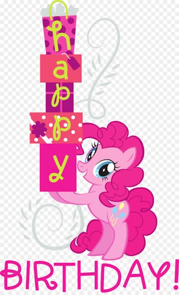 Pinkie Pie Pony Wedding invitation Rainbow Dash Birthday - My little pony 