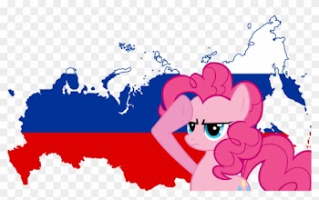 Pinkie Pie Salutes Russia By Shitalloverhumanity - Russia Flag And Map Baby Blanket