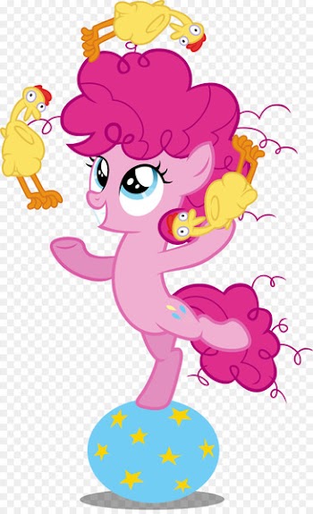 Pinkie Pie Twilight Sparkle My Little Pony Filly - Juggling 