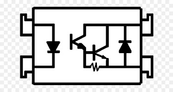 Pinout Opto-isolator Diode Datasheet Electronic circuit - anput silhouette 