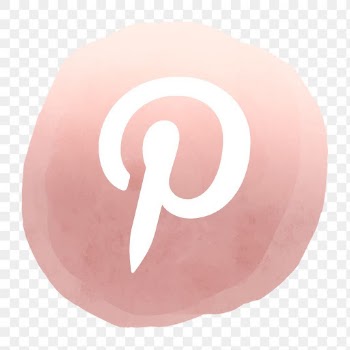 Pinterest logo png in watercolor design.… | Free stock illustration | High Resolution graphic