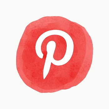 Pinterest logo psd in watercolor design.… | Free stock illustration | High Resolution graphic