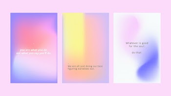 Pinterest post vector set colorful background