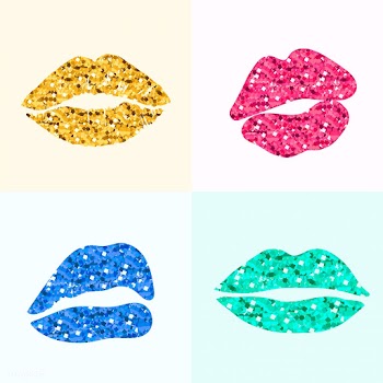 Pinup style lip print | Free stock vector - 405501