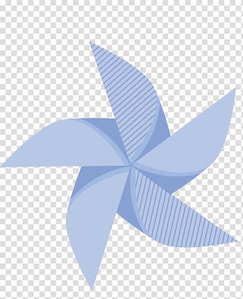 Pinwheel Blue Box Gift , pinwheel transparent background PNG clipart
