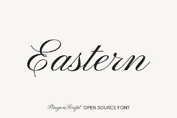 Pinyon Script open source font | Free Font Add-on - rawpixel