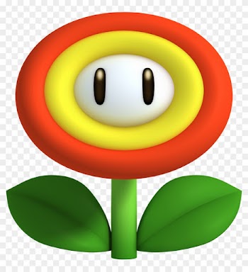 Pipe Clipart Pixel Art - Mario Kart Fire Flower