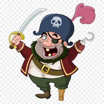 Piracy Cartoon Royalty-free Clip art - Vector Pirate 